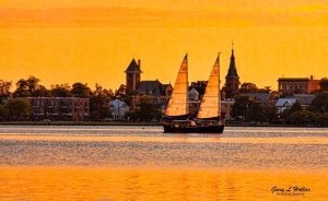 New Bern Sunset by Gary Hollar Photography